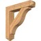 Ekena Millwork Funston Arts and Crafts Smooth Bracket w/ Offset Brace, Western Red Cedar, 7 1/2"W x 36"D x 36"H BKT0806X36X36FST03SWR - alternate 1